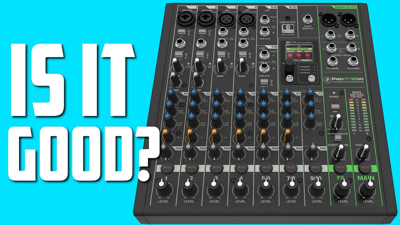 Should You Buy the Mackie ProFX10 Go?