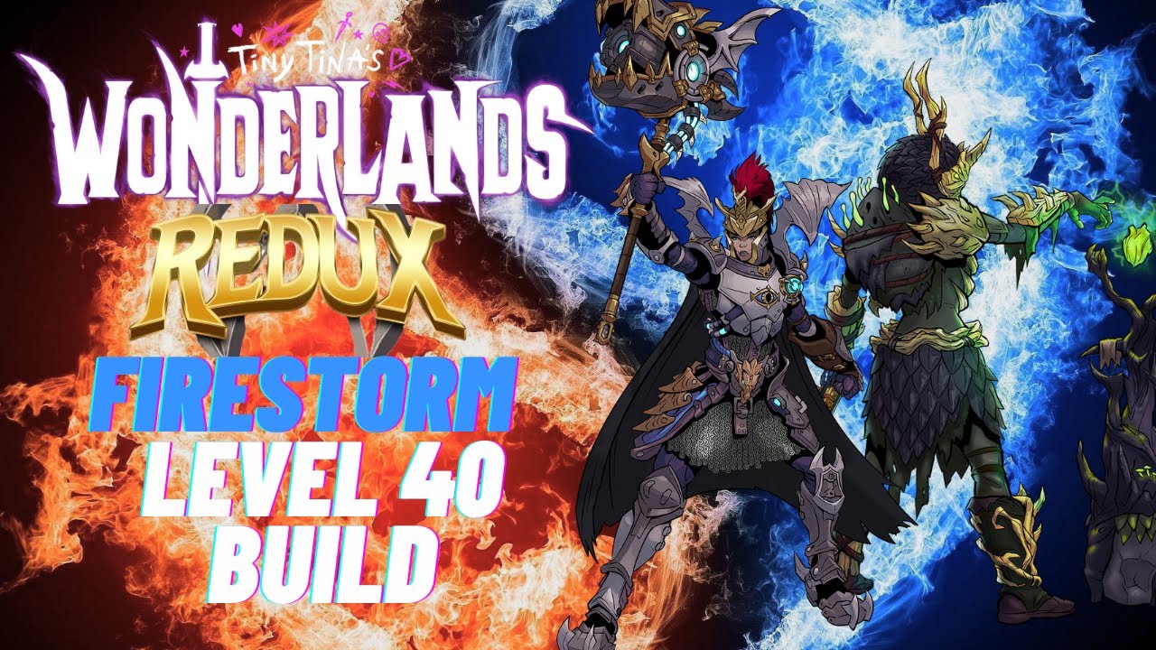 Tiny Tina's Wonderlands Redux | Fire/Lightning Mob/Boss melter | (Clawbringer + Blightcaller Build)