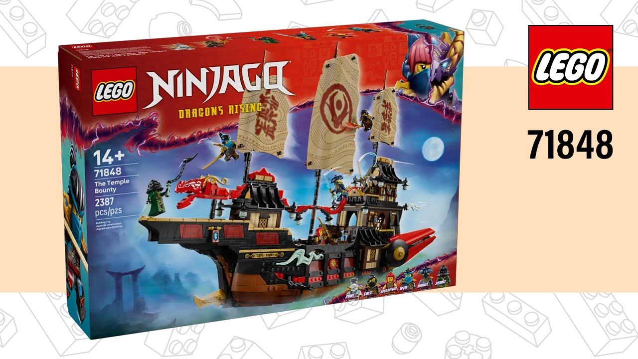 LEGO NINJAGO Dragons Rising The Temple Bounty (71848)[2387 pcs] Speed Build @TopBrickBuilderLite