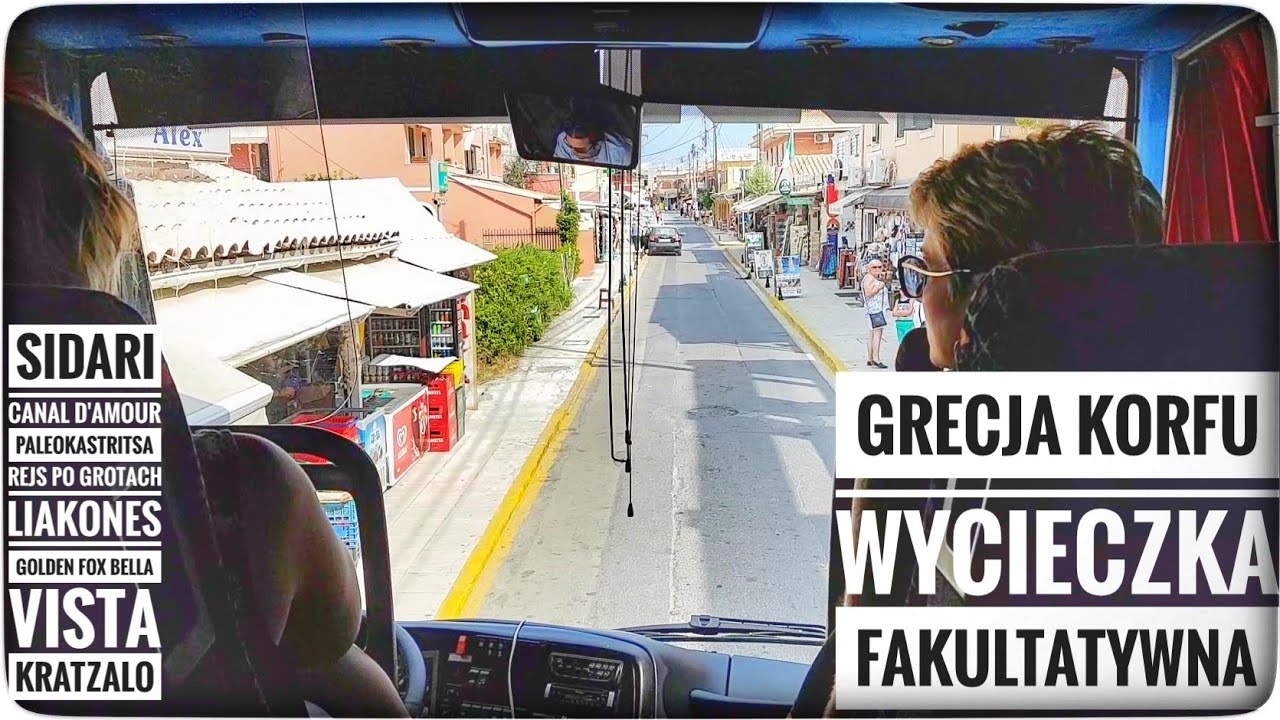 Wycieczka po Korfu: Sidari Canal d'Amour Paleokastritsa Liakones Golden Fox Bella Vista Kratzalo