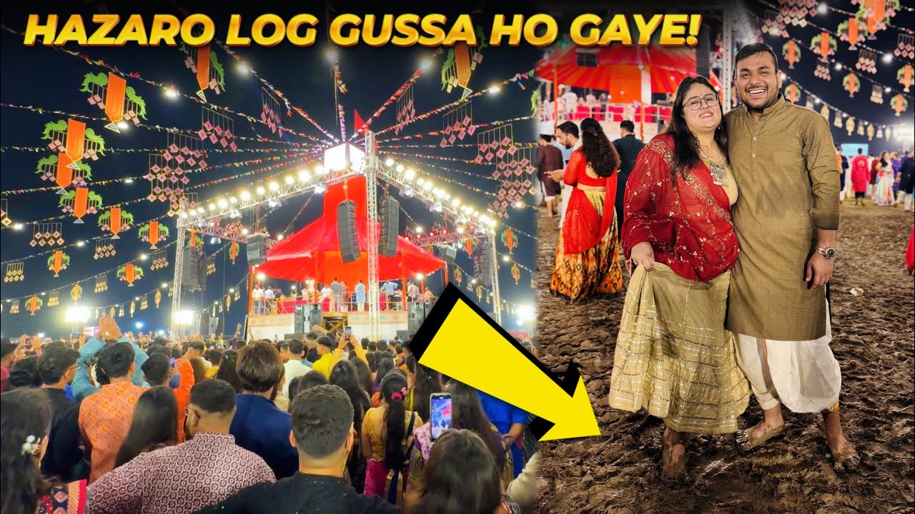 Kichad Me Garba Khelna Pada Pehle Hi Din 😳