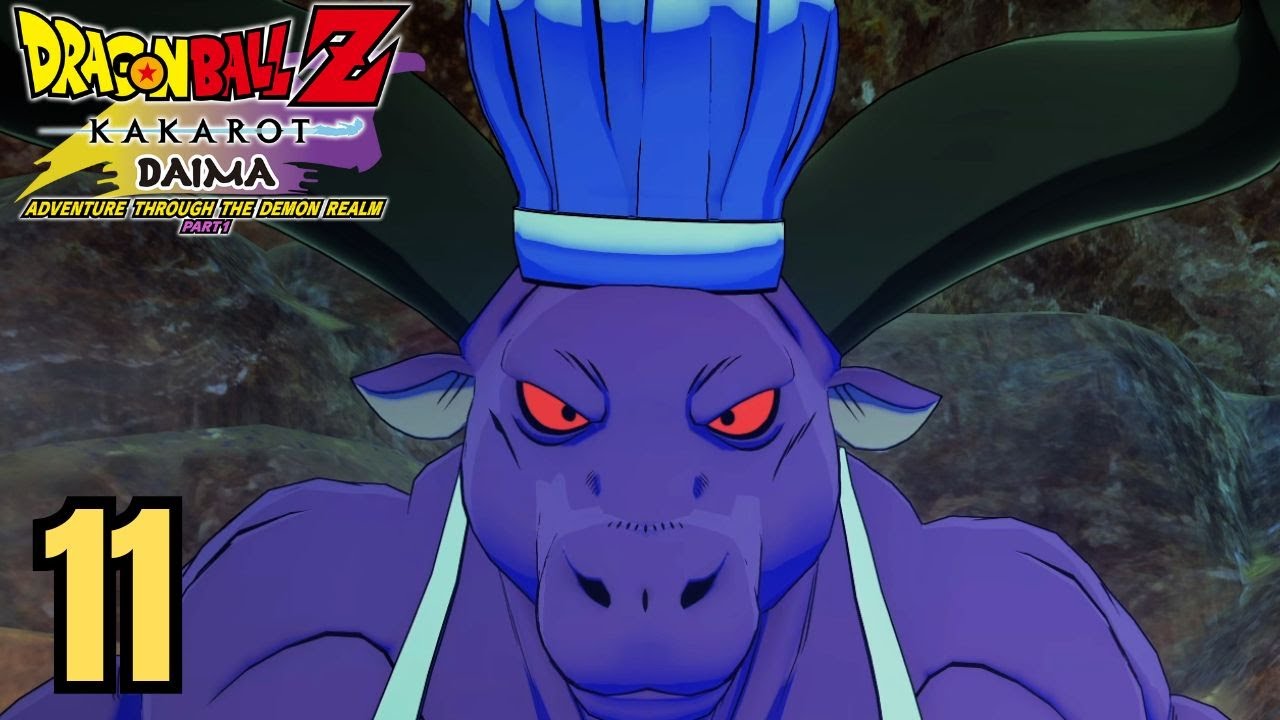 Прохождение DLC Dragon Ball Z Kakarot Daima, часть 11: Приготовление коровы: Минотавр - Геймплей