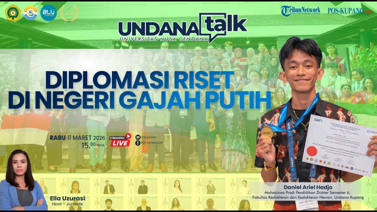 DIPLOMASI RISET DI NEGERI GAJAH PUTIH | UNDANA TALK SEASON 3