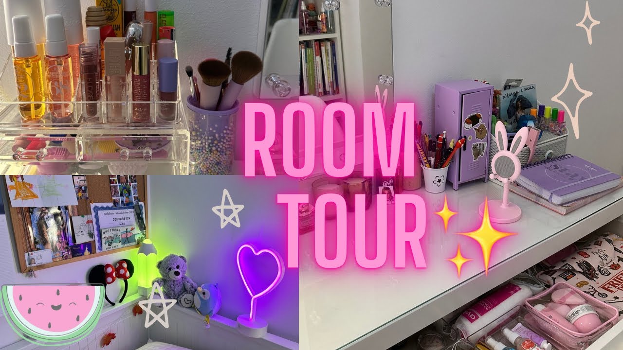 ROOM TOUR✨ COME E' ORGANIZZATA LA MIA STANZA🌷