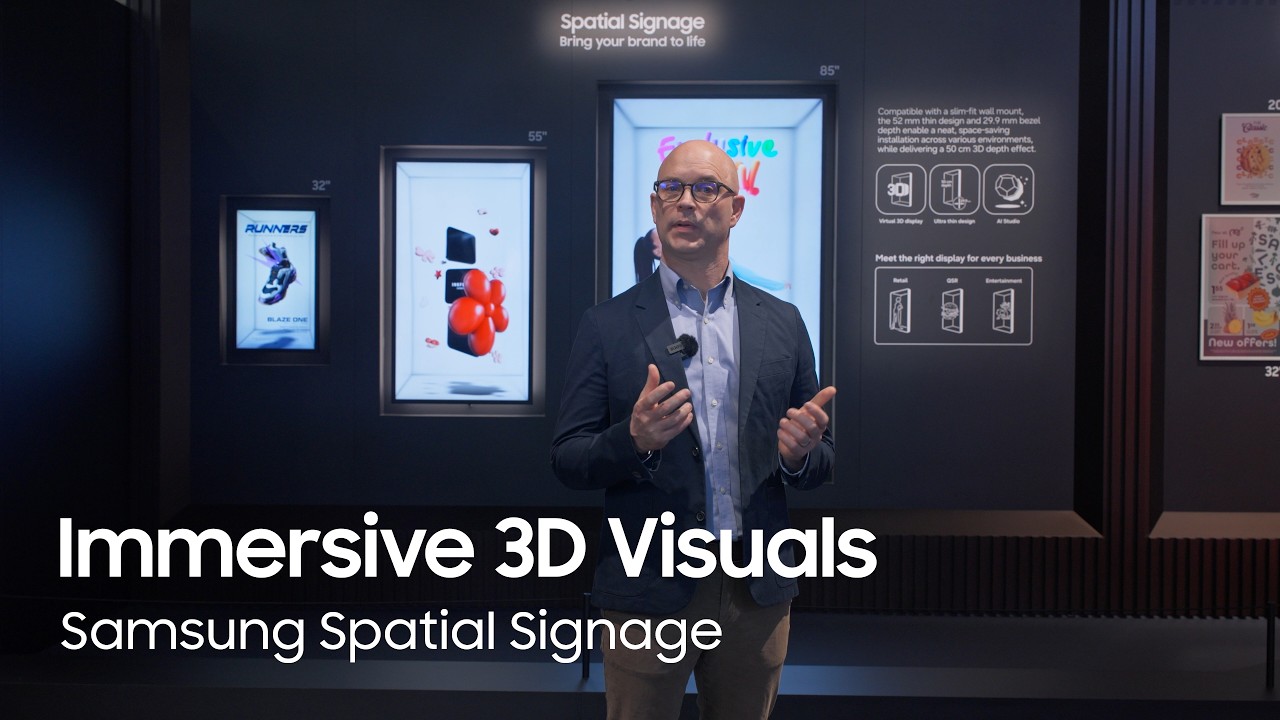 Display What&rsquo;s Possible | What Makes Spatial Signage Stand Out in Commercial Spaces?｜Samsung