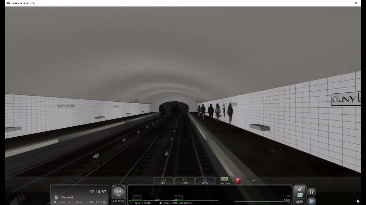 Raccordement entre Ligne 4, ligne 10 et ligne 7