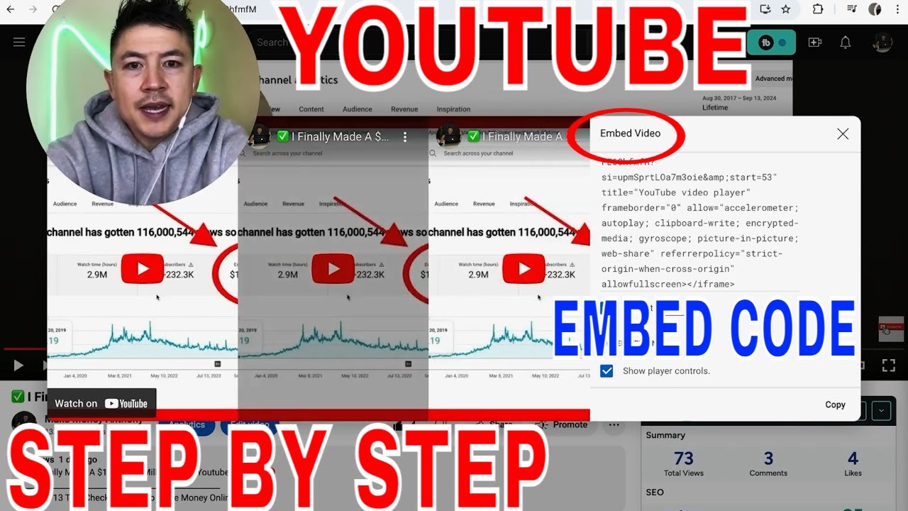 ✅ Как найти HTML-код для вставки YouTube 🔴