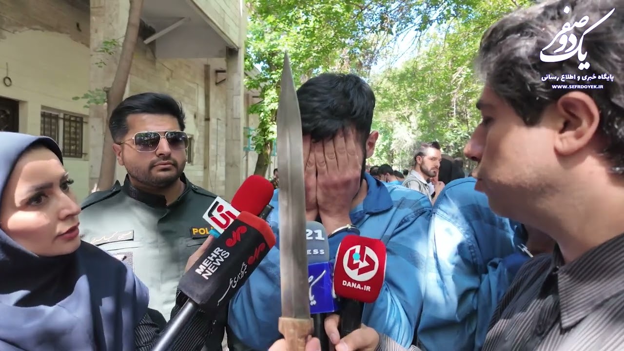سارقان خشن به عنف زورگیر محدوده میدان هفت تیر که با قمه فقط از خانم ها زورگیری و سرقت میکردند