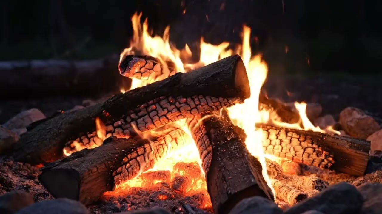 Sleep with the Sound of a Warm Outdoor Fire