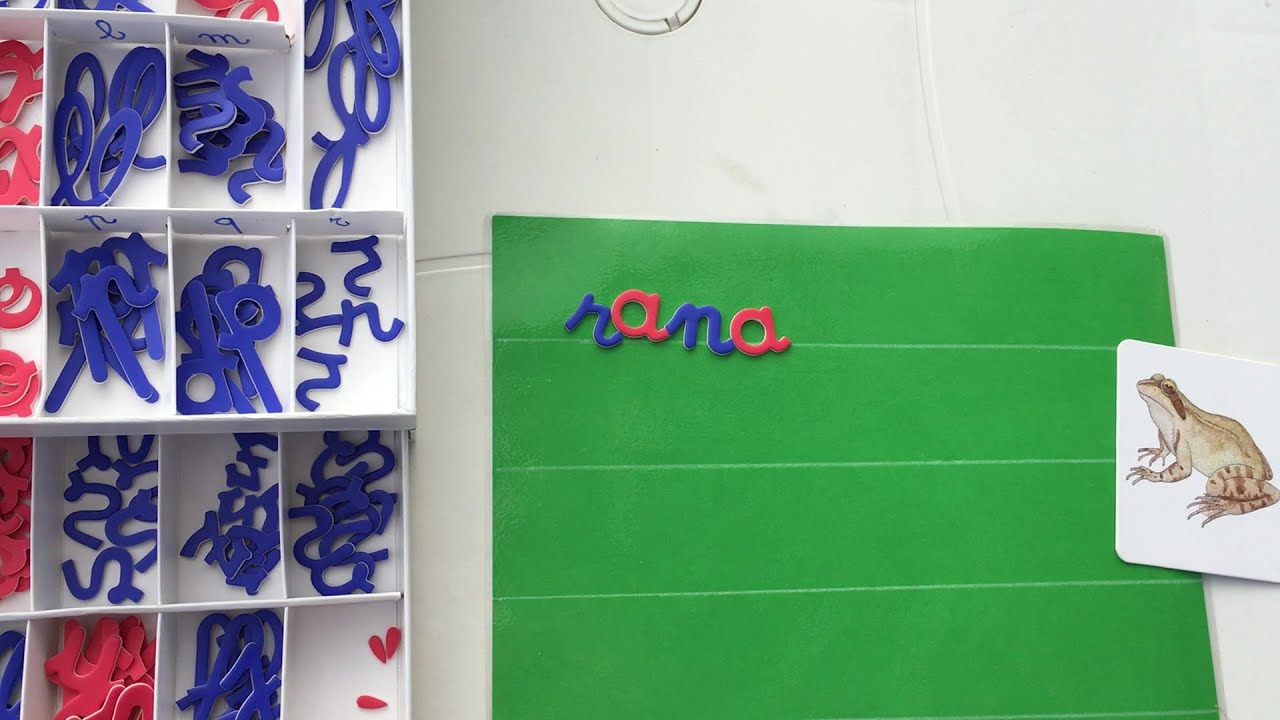 Imparare a scrivere in corsivo con il metodo Montessori