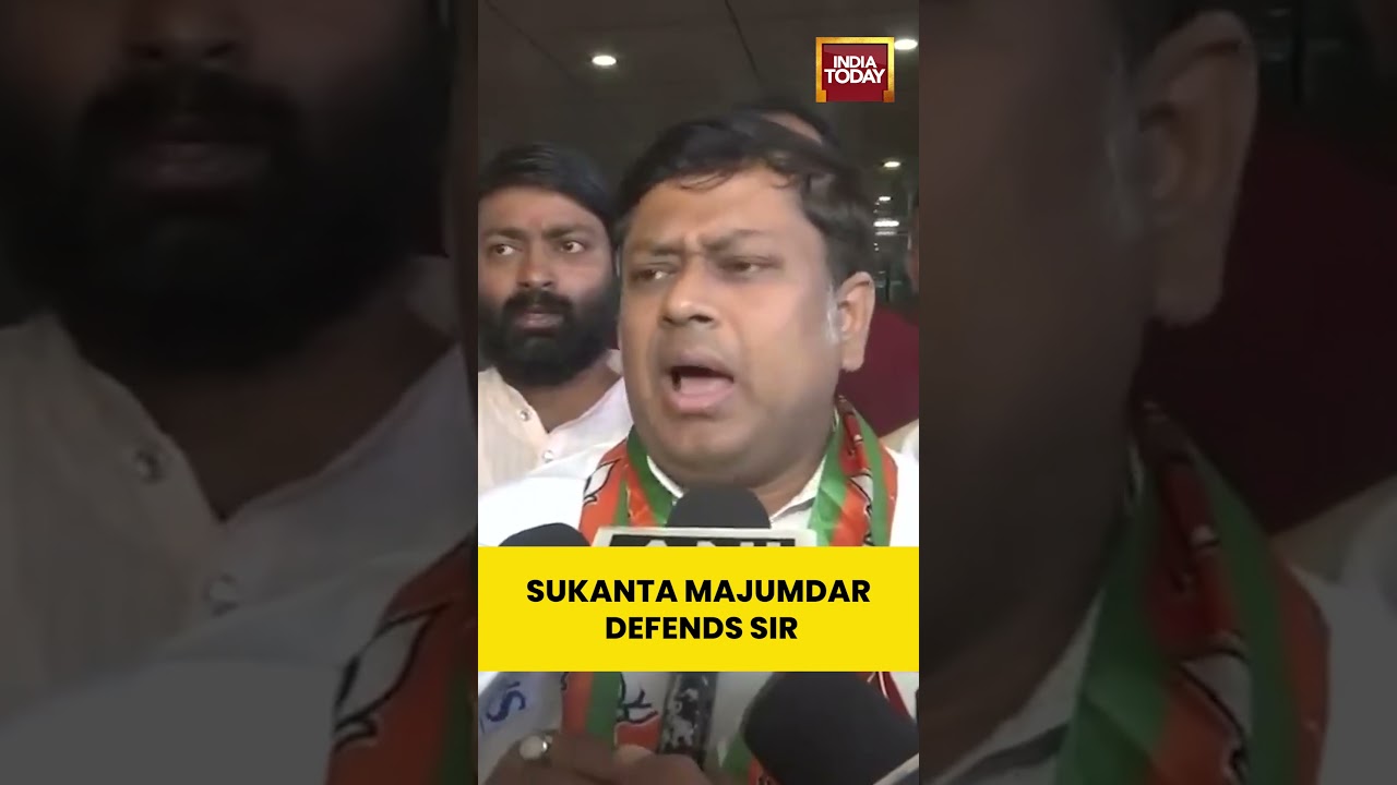 #SukantaMajumdar defends #SIR in #WestBengal, says #TMC creating false narrative against process