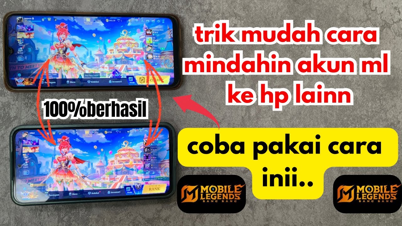 Cara Pindahin Akun ML Ke HP Lain