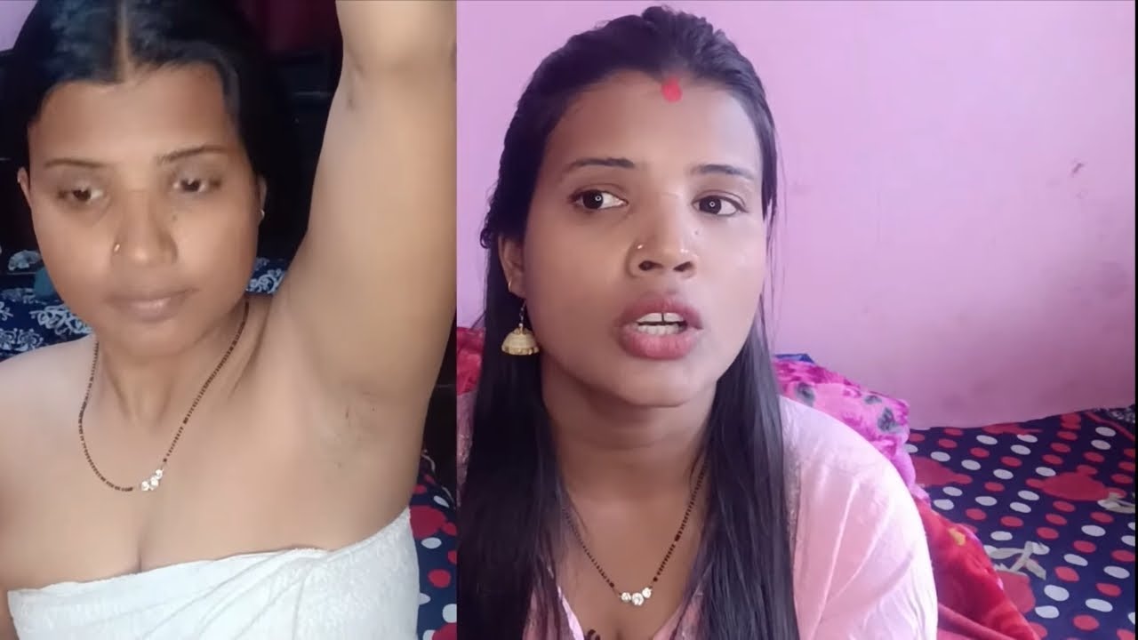 Maharashtrian Bhabhi Armpit Shaving Tips Vlogging At Home 