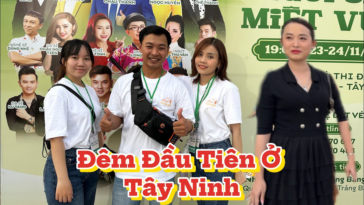 Không Khí Chuẩn Bị Trước Giờ Diễn Ra Đêm Nhạc Ngôi Sao Miệt Vườn Của Anh Khương Dừa Tại Tây Ninh