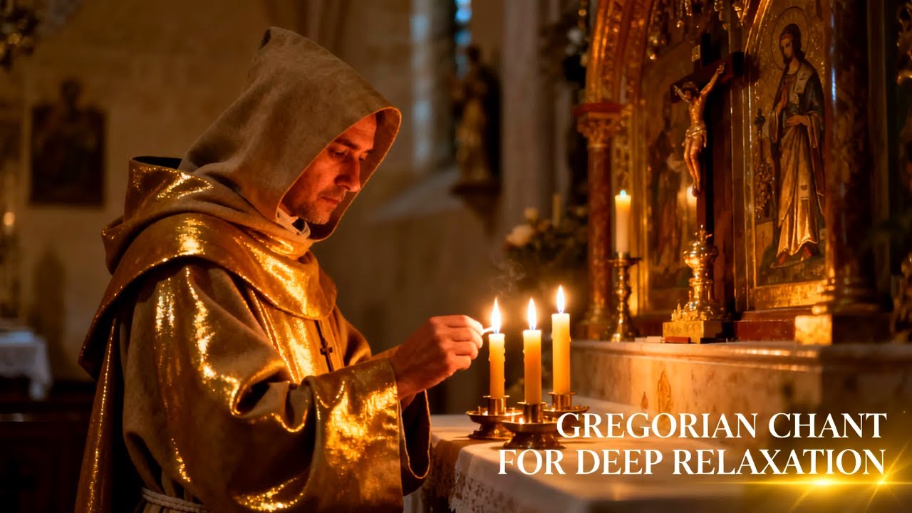 Gregorian Chant for Deep Rest and Tranquil Serenity | Sacred Choir for Meditation, Healing