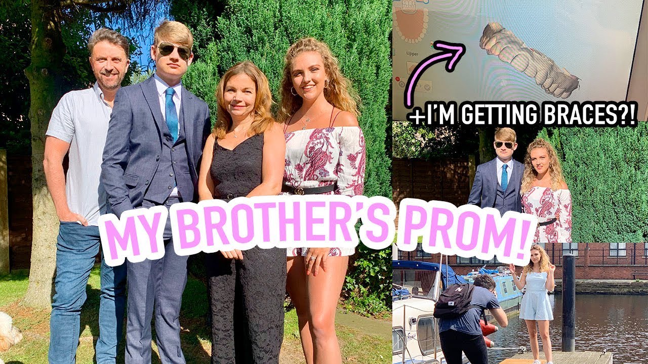 MY BROTHERS PROM DAY!! 😭🥰 + I'm Getting Braces...??