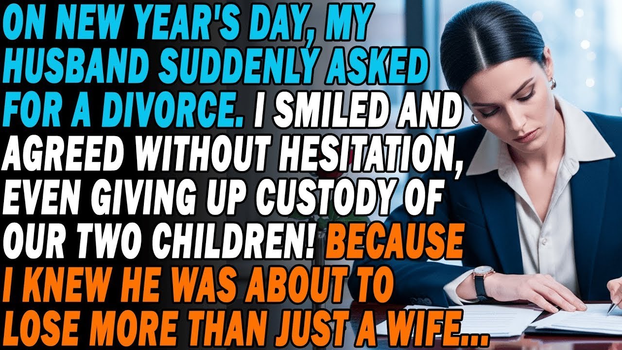 He Suddenly Wanted A Divorce On New Year's💔 I Smiled😏 Readily Agreed✅ And Gave Up Both Our Children👋