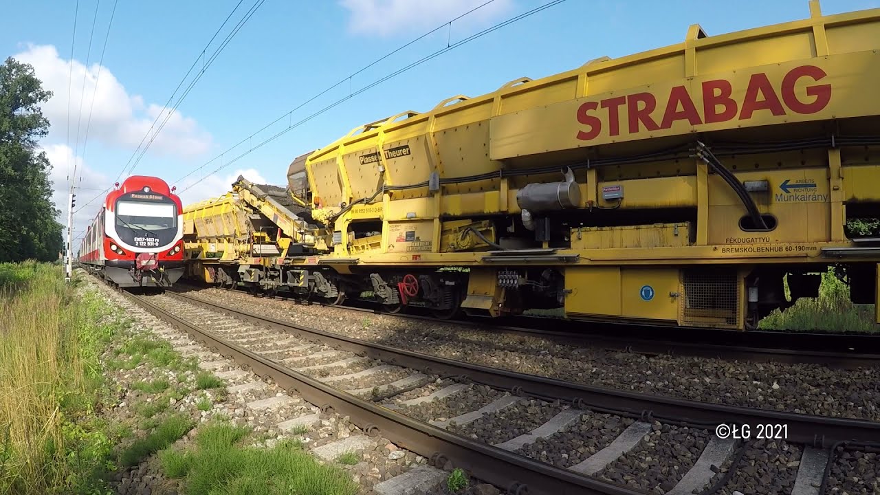 Plasser & Theurer RM 900 VB + MFS-100 | Oczyszczarka podsypki | STRABAG Rail