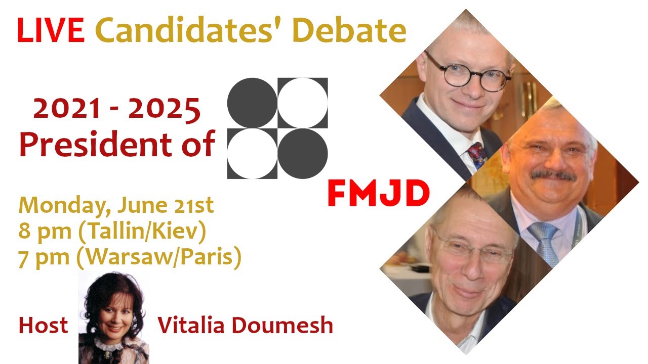TEST || LIVE Candidates' Debate || President of FMJD 2021-2025 || TEST