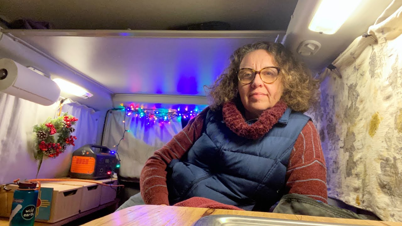 Winter Tiny House on Wheels | Solstice Camping in Vermont 🚐