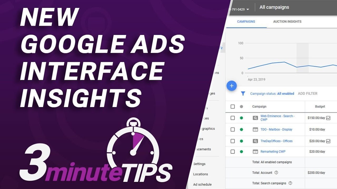 The Google Ads New Interface -  My TIPS and Favorite Aspects of The New Google AdWords Interface