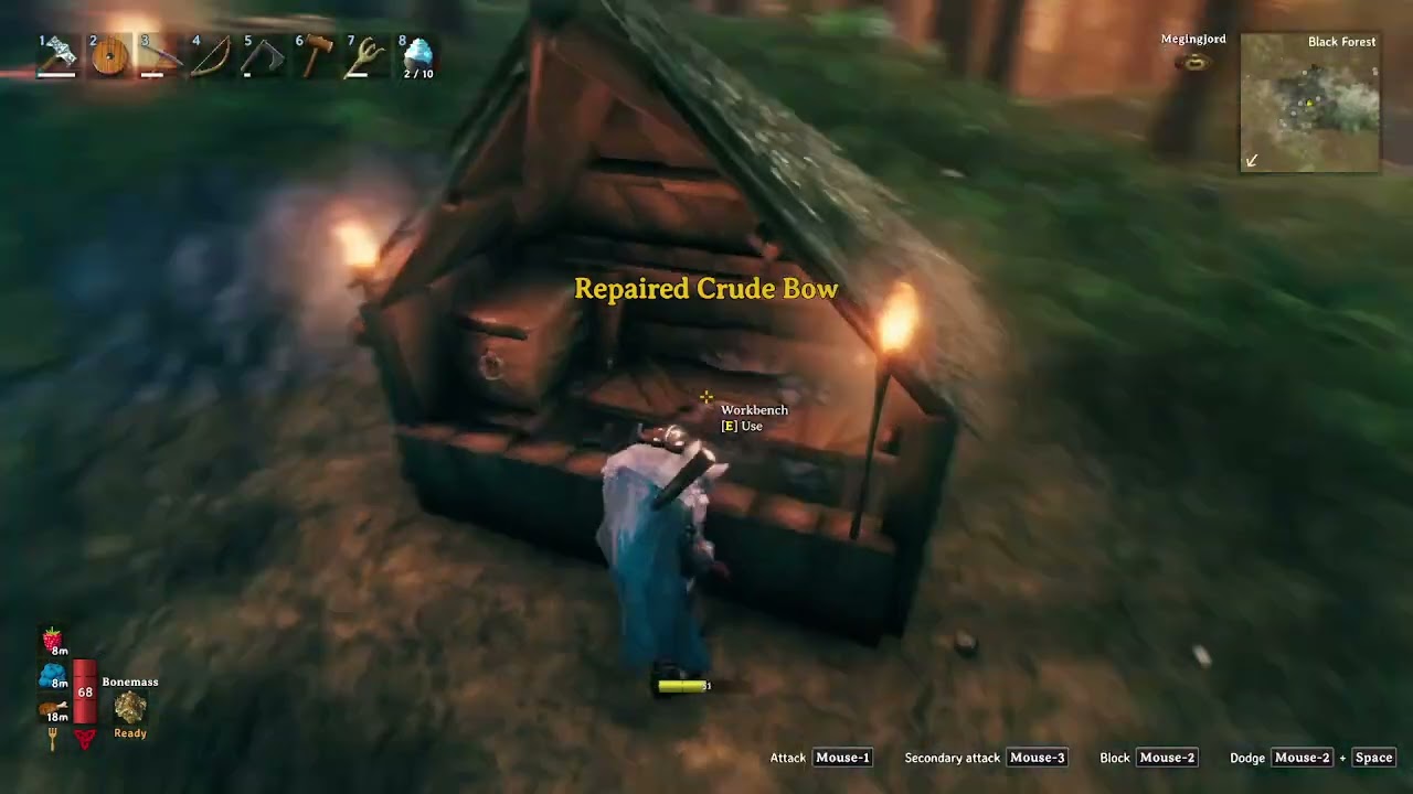 Valheim Easy Bow Skill Up