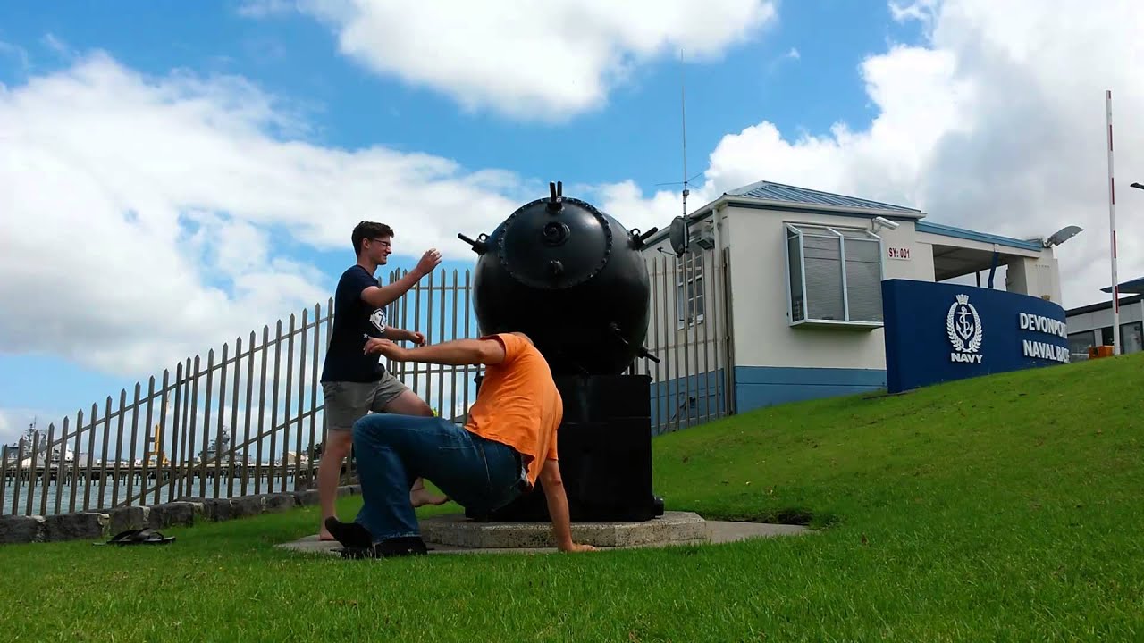 Devonport Naval Base - Jump On John