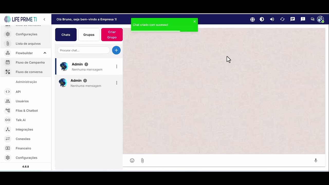 Sistema Multi Atendimento com API Oficial