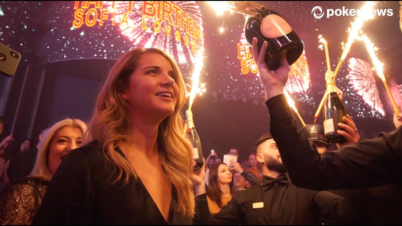 Sofia Lovgren Birthday Party at 888poker Live in Bucharest