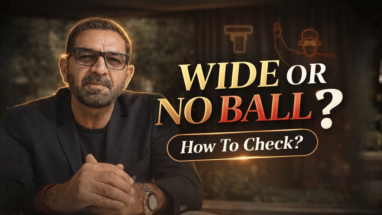 Understanding Wide and No-Ball? Cricket Law 22.2 🏏 | Anil Chaudhary
