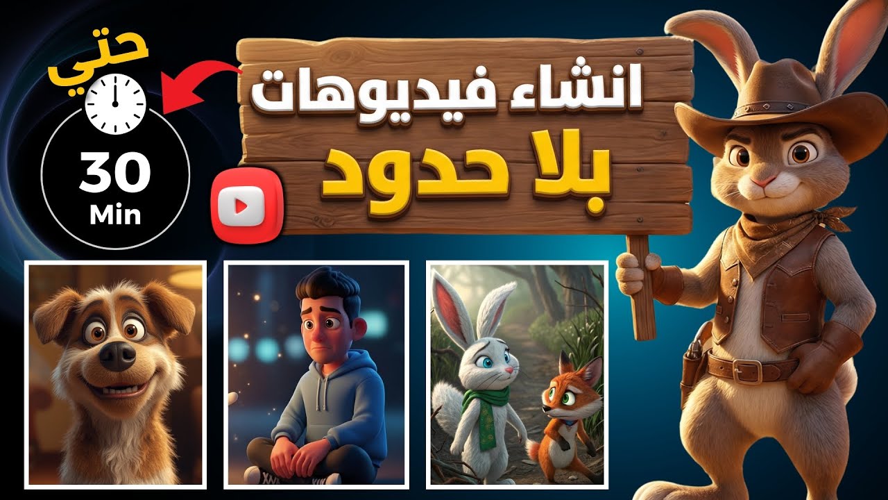 أفضل طريقة لانشاء فيديوهات بلا حدود بالذكاء الاصطناعي بأي مده زمنية مجانا تماما 2026