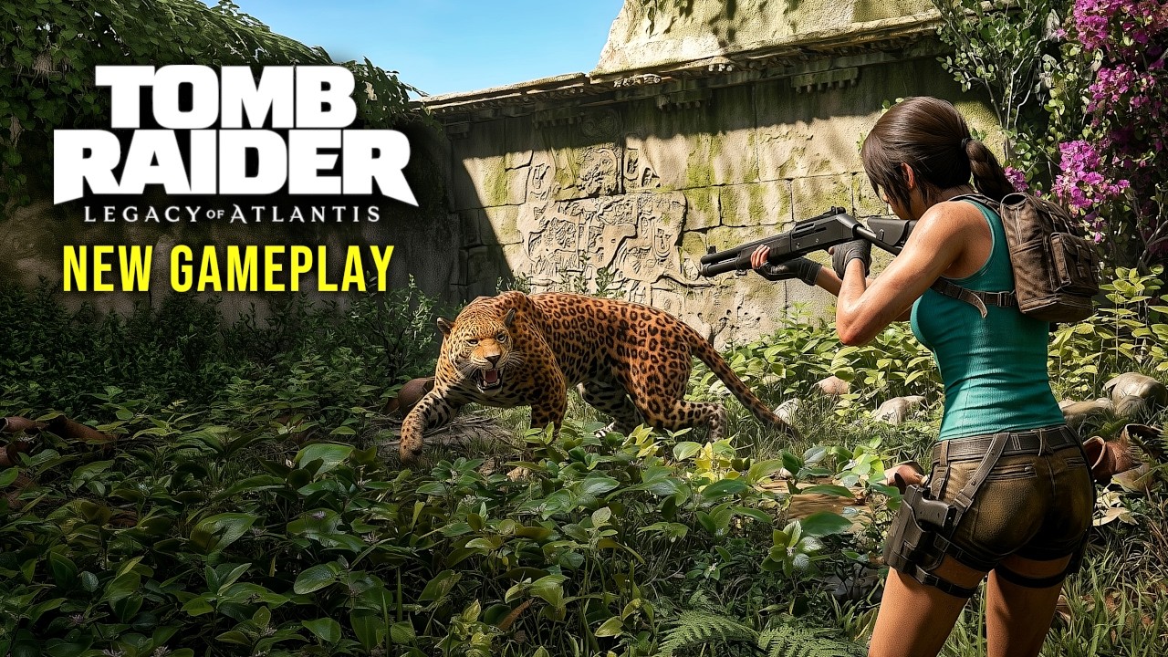 TOMB RAIDER LEGACY OF ATLANTIS New Gameplay Demo 4K (No Commentary)
