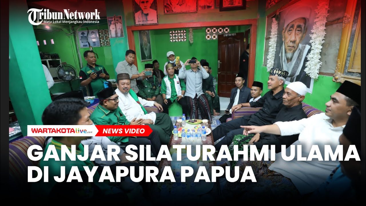 Ganjar Silaturahmi Ulama dan Masyaikh di Ponpes Nurul Anwar Sentani Jayapura