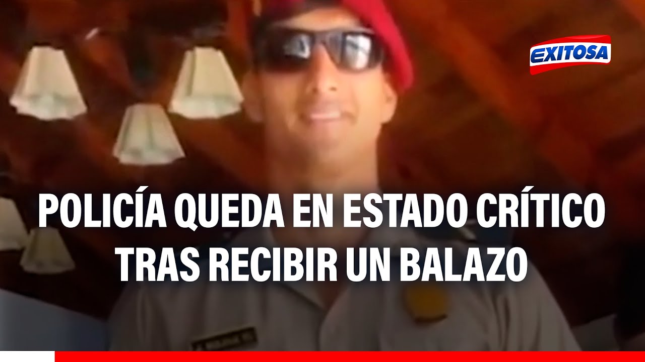 🔴🔵Polic&iacute;a queda en estado cr&iacute;tico tras recibir un balazo al resistirse a robo de sus pertenencias