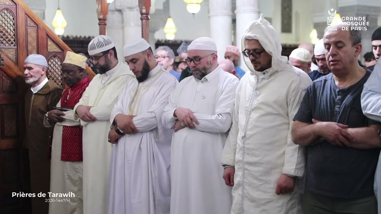 𝐄𝐍 𝐃𝐈𝐑𝐄𝐂𝐓 | Prières de Tarawih à la Grande Mosquée de Paris - 3 mars 2026.