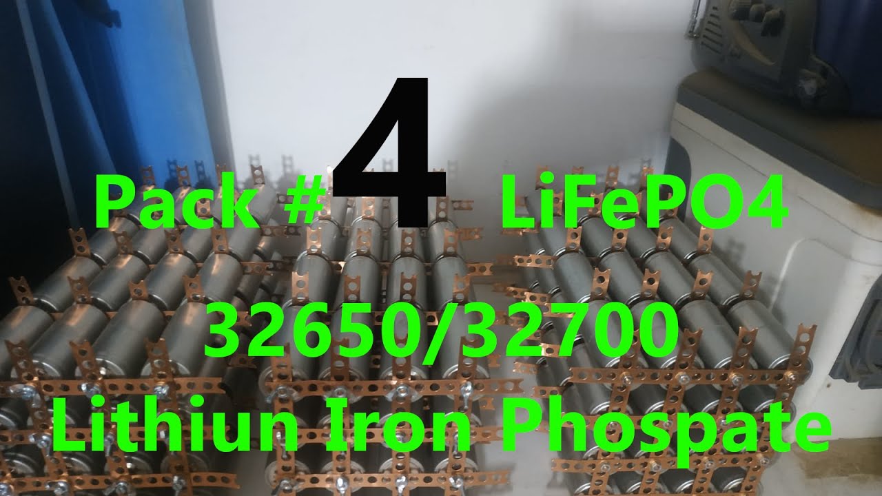 DIY LiFePO4 48 Volts Power wall Pack#4/4 Part#5 32700/32650 12 Volt Pack - Lithium Iron Phosphate