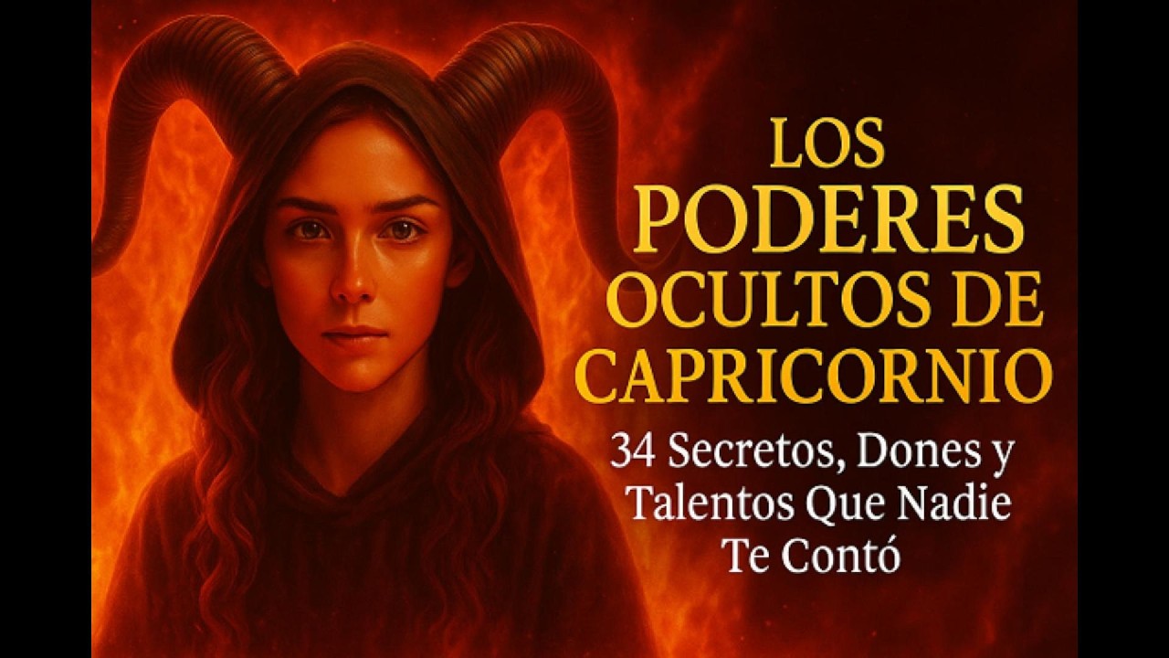 “LOS PODERES OCULTOS DE CAPRICORNIO ♑ 34 Secretos, Dones y Talentos Que Nadie Te Contó”