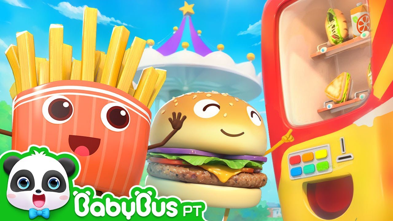 O Encontro do Hamb&uacute;guer e a Batata Frita | M&uacute;sicas Infantis & Can&ccedil;&otilde;es Infantis 🐼 por BabyBus