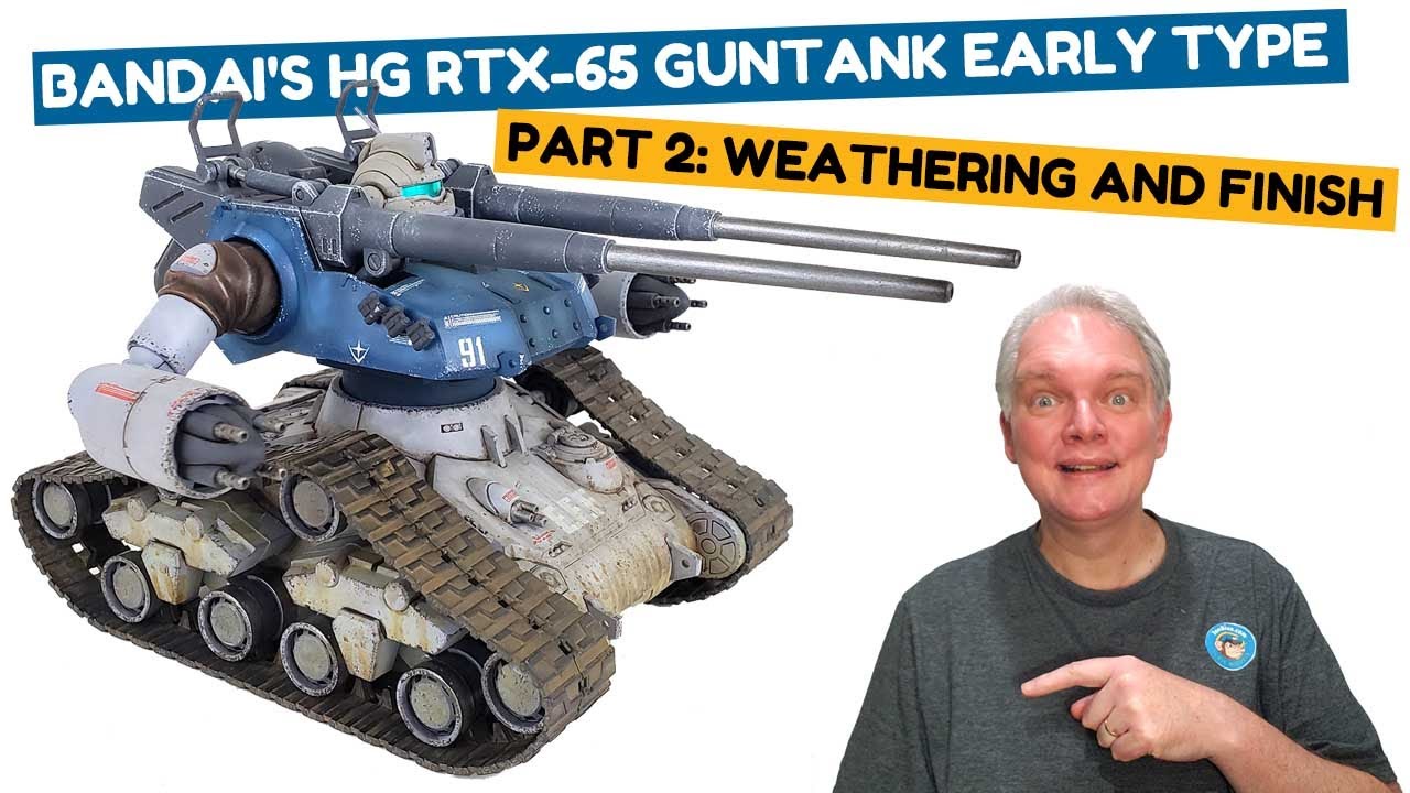 Bandai's HG RTX-65 Guntank Early Type Part 2: Weathering And Finish