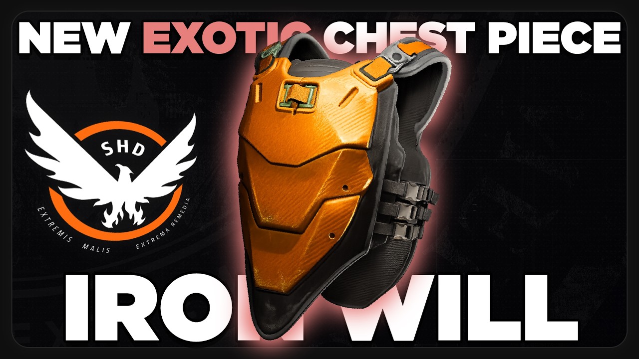 Iron Will ~ NEW Exotic Chest Piece | Full Breakdown & PTS Testing | The Division 2