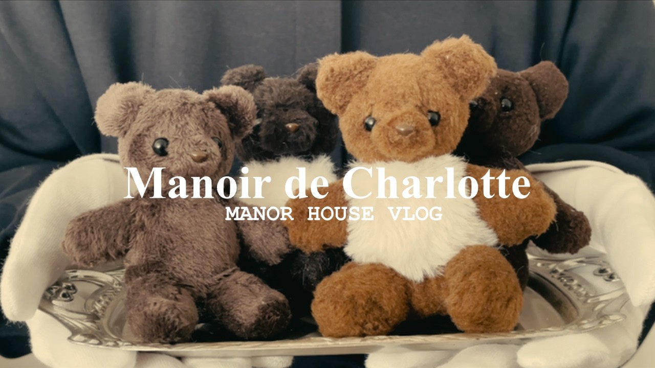 MANOR HOUSE-お屋敷-  VLOG 015 / 〚おさかなご飯と追加の飾りを買いに/新しいポーズをとってくれるくまさん（ちゅうくらいのことちいさいこ）〛