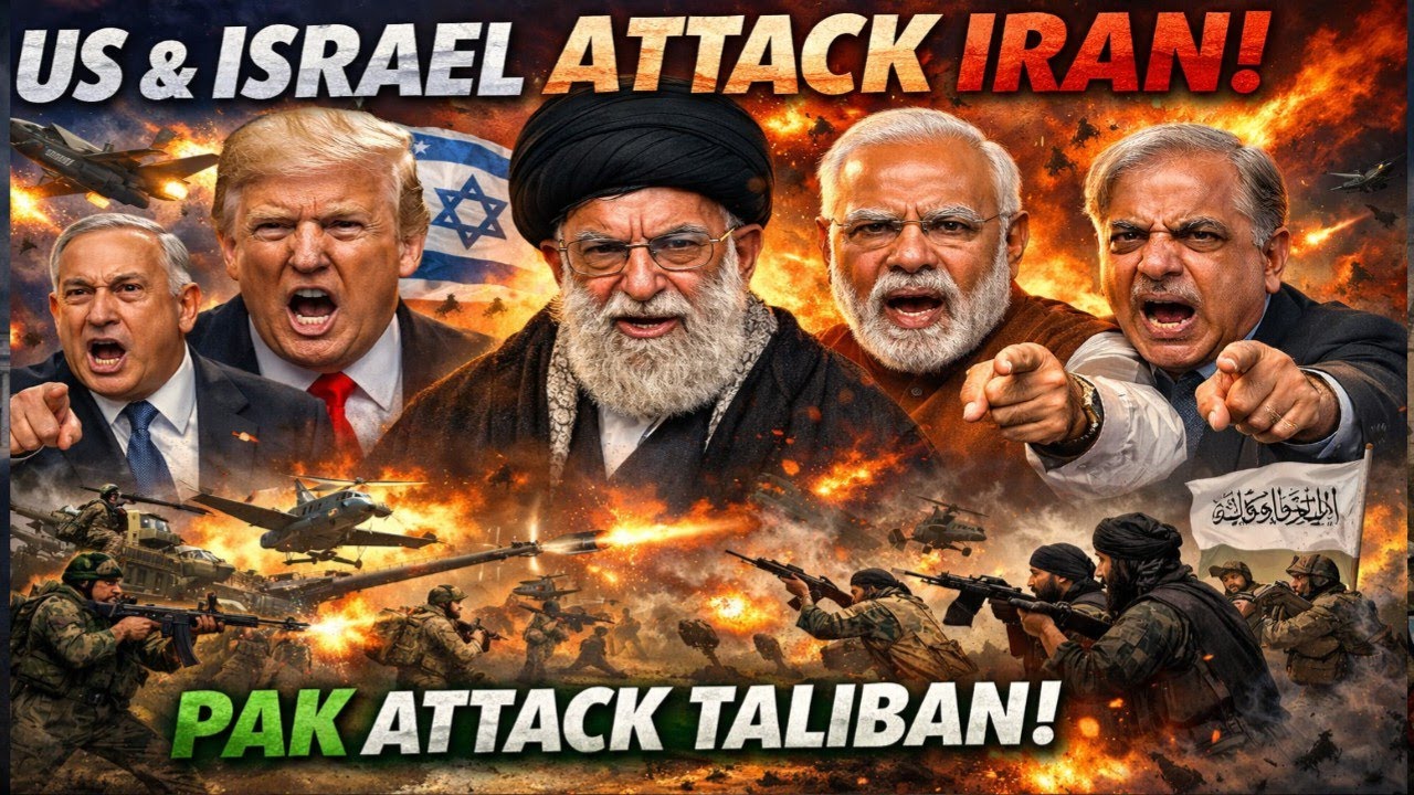 US-Israel Attack Iran | Pak Attack Taliban | Iran Attacks US Bases in Qatar & Behrain | World War??