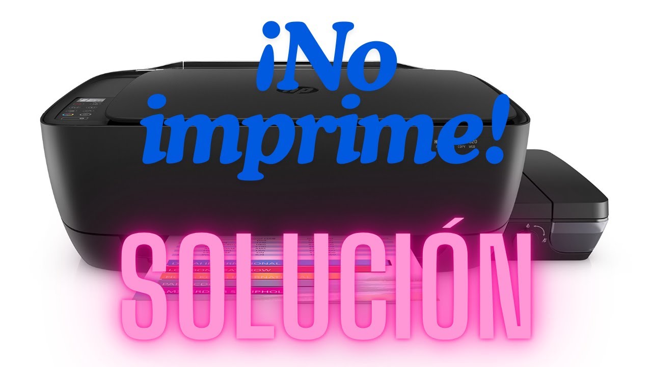 HP Deskjet GT 5820 NO IMPRIME (SOLUCIÓN)