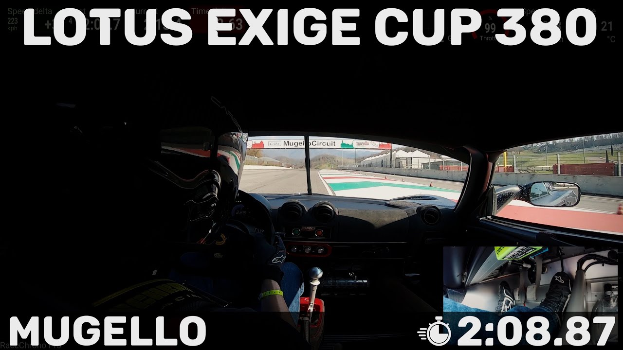 Best Laps at Mugello with Lotus Exige Cup 380 | KR-Motorsport March 2023