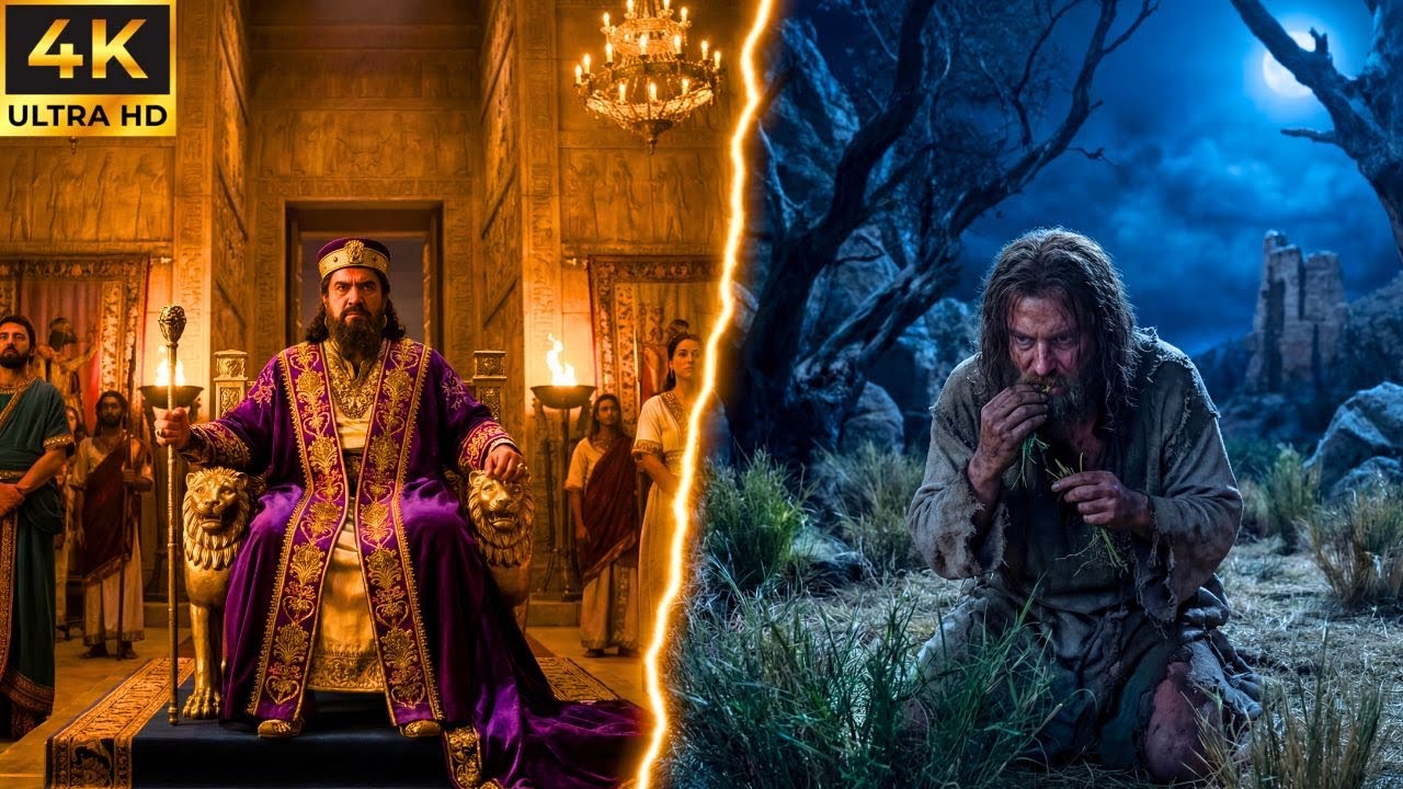 How was the end of Nebuchadnezzar: The emperor who was transformed into an animal.