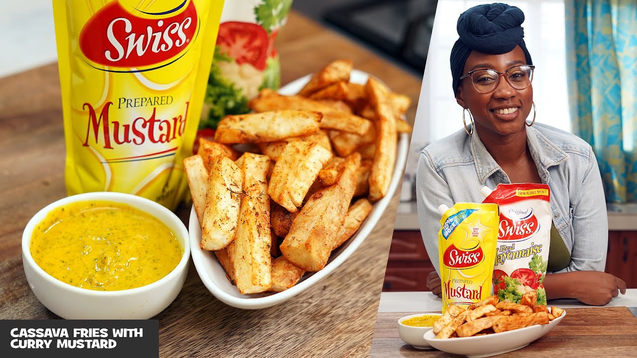 Cassava Fries: Freshly Fried Yuca + Curry Mustard Sauce = The Perfect Snack