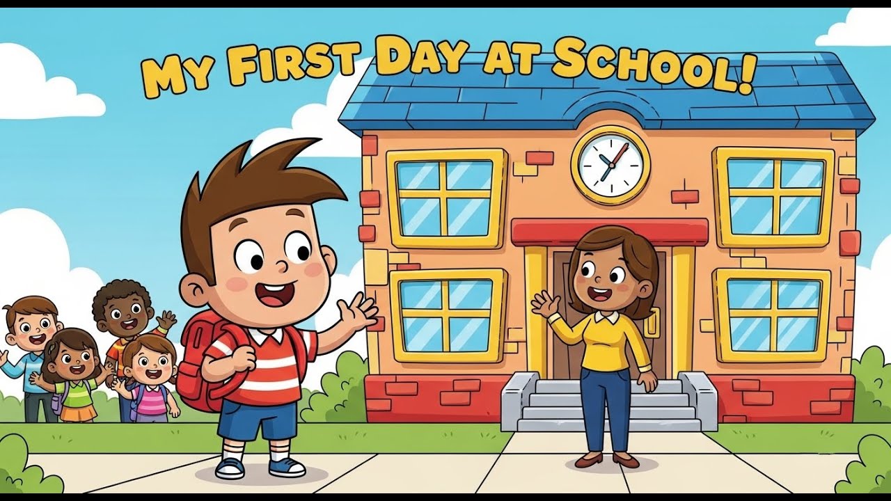 Timmy’s First Day at School 🎒 | Kids Story | Back to School Story