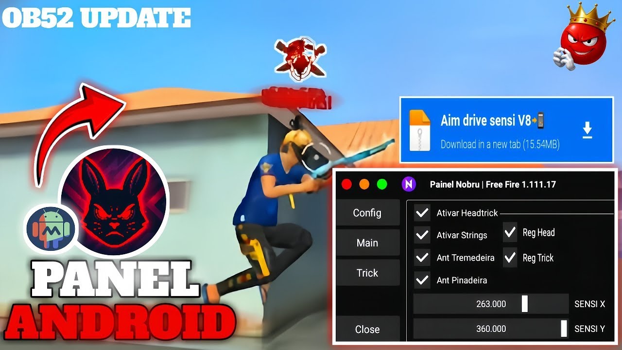 SILENT AIM & FLY HACK 👺 | FREE FIRE SAFE ALL SERVER OB52 ✅