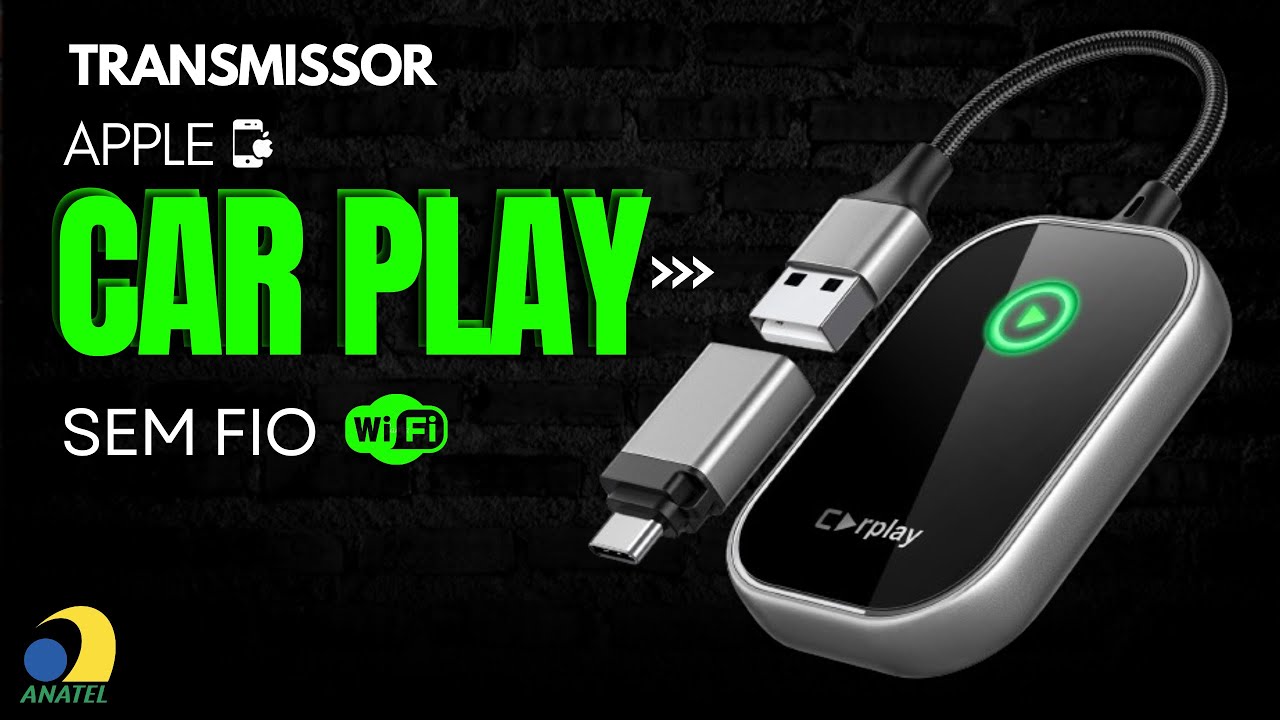 Carplay Sem Fio Dongle Adaptador Apple Carplay para iPhone