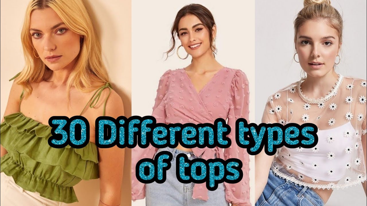 30 different types of tops with their name| fancy tops design| girls tops 2021